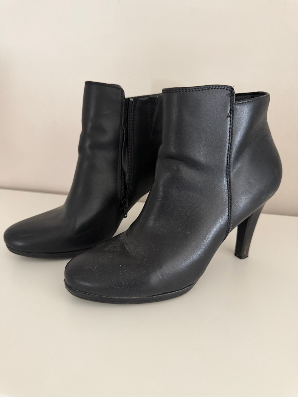 Esmara black high heel ankle booties women’s size 9.5